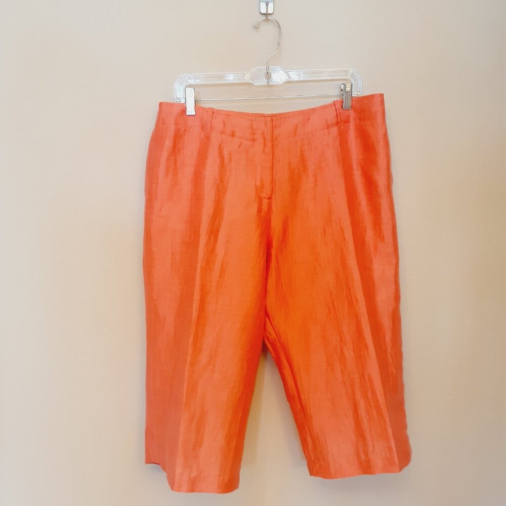 Blue Ice Crinkle Cropped Pants - Picture 6 of 13